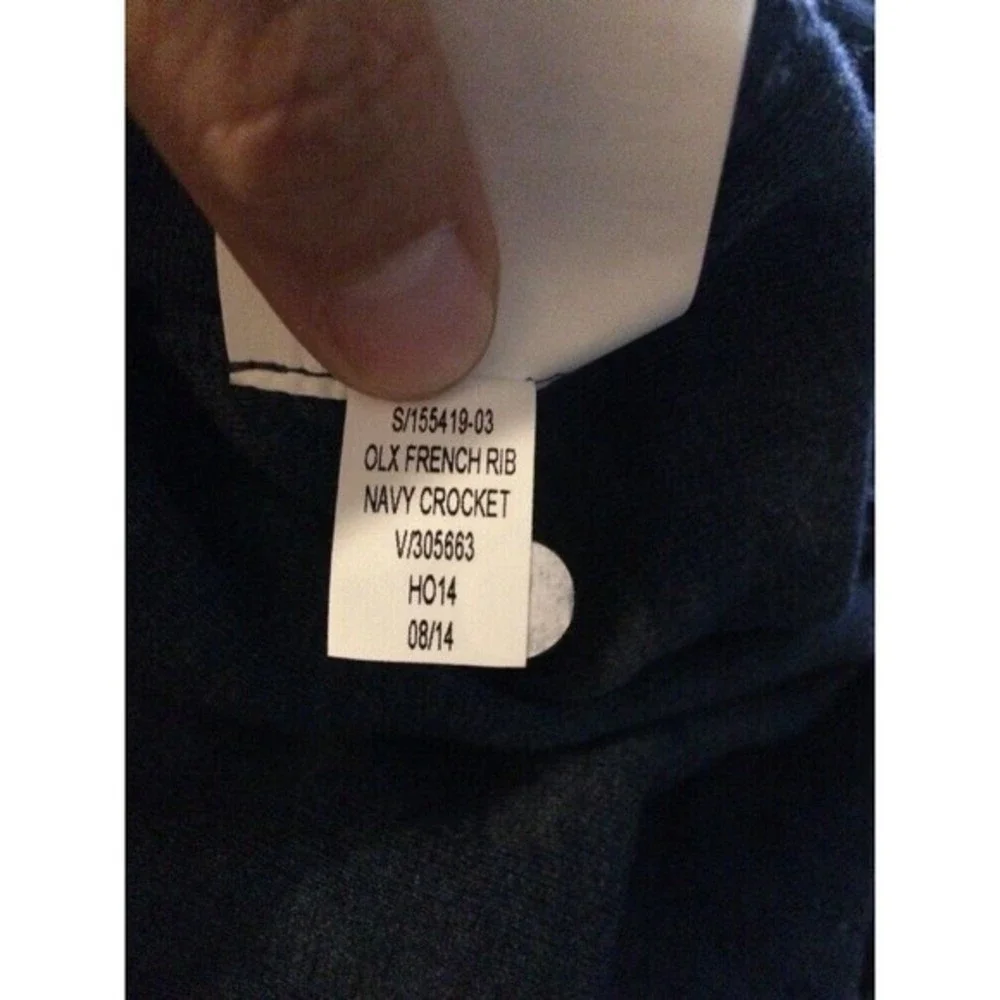 Old Navy Sweater Crew Blue OLX French Rib Navy Crocket Long Sleeves